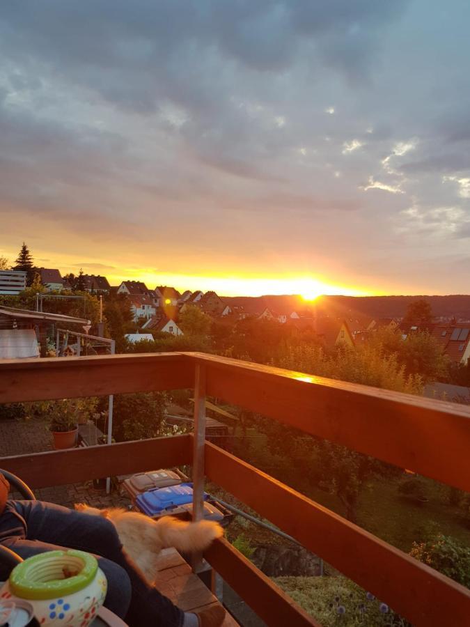 Ferienwohnung Unter Dem Fuchsturm Jena Exterior foto